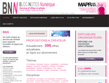 Tablet Screenshot of bnn-mapra-art.org